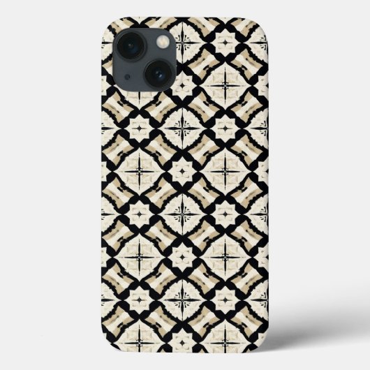 Zwart en wit Minimaal Esthetisch Geometrisch Case-Mate iPhone Case (Achterkant)