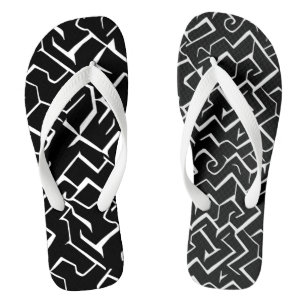 Zwart en wit model Modern Gothic Teenslippers