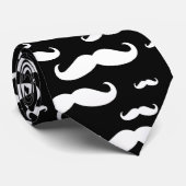 Zwart en wit model stropdas (Opgerold)