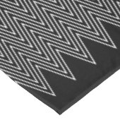 Zwart en wit modern Abstract geometrisch ontwerp Tafelkleed (Gekanteld)