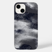 Zwart en wit, modern, Abstract stijlvol Case-Mate iPhone Case (Achterkant)