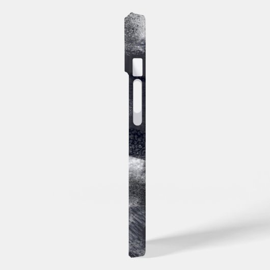 Zwart en wit, modern, Abstract stijlvol Case-Mate iPhone Case (Achterkant / Links)