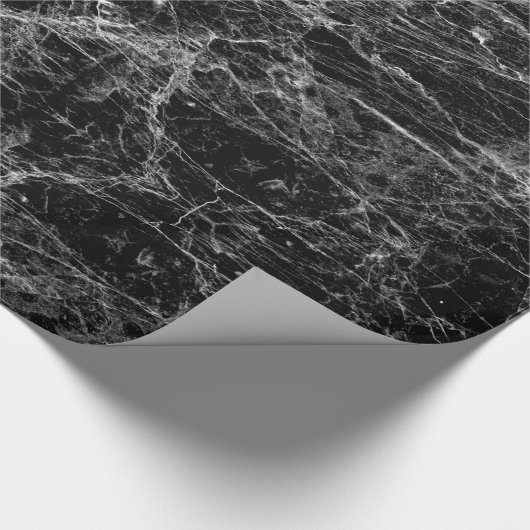 Zwart en wit modern cadeaupapier (Hoek)