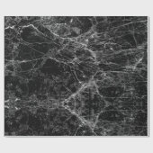 Zwart en wit modern cadeaupapier (Vlak)