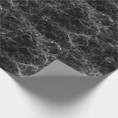 Zwart en wit modern cadeaupapier (Hoek)