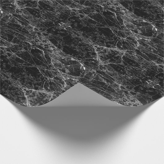 Zwart en wit modern cadeaupapier (Hoek)