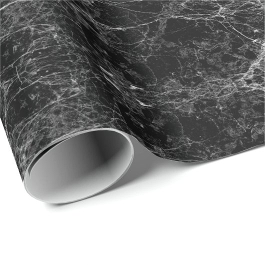 Zwart en wit modern cadeaupapier (Rol Hoek)