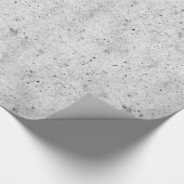 Zwart en wit, modern, concreet patroon cadeaupapier (Hoek)