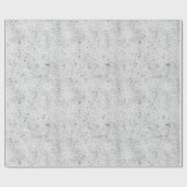 Zwart en wit, modern, concreet patroon cadeaupapier (Vlak)