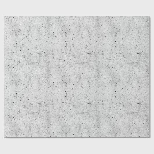 Zwart en wit, modern, concreet patroon cadeaupapier (Vlak)