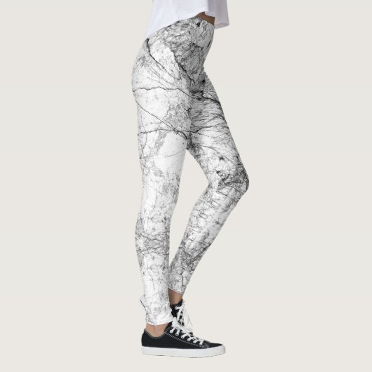 Zwart en wit modern leggings (Rechts)