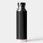 Zwart en wit | Modern monogram Waterfles (Rechts)