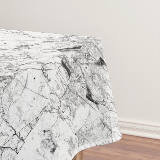 Zwart en wit modern tafelkleed (Voorbeeld)