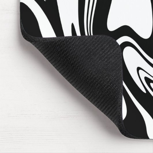 Zwart en wit muismat (Hoek)