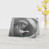 Zwart-en-wit-nam toe kaart (Gele Bloem)