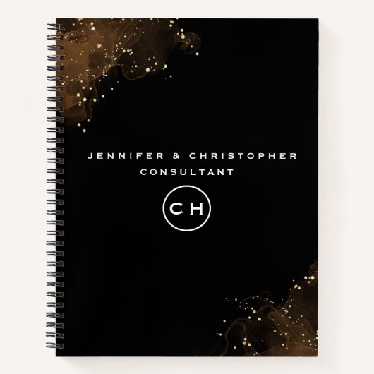 Zwart en wit notitieboek (Voorkant)