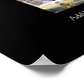 Zwart en Wit Nummer 2 Foto Collage Poster (Hoek)