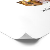 Zwart en Wit Nummer 3 Foto Collage Poster (Hoek)