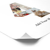 Zwart en Wit Nummer 4 Foto Collage Afdruk (Hoek)