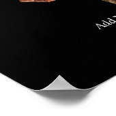 Zwart en Wit Nummer 4 Foto Collage Poster (Hoek)
