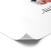 Zwart en Wit Nummer 7 Fotocollage Poster (Hoek)