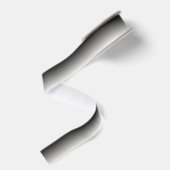 Zwart en wit ombre grosgrain lint (Achterkant)