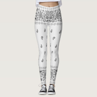 Zwart en wit ontwerp leggings