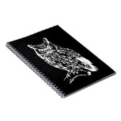 Zwart en wit ontwerp notitieboek (Rechterzijde)