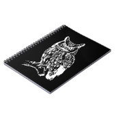 Zwart en wit ontwerp notitieboek (Linkerzijde)