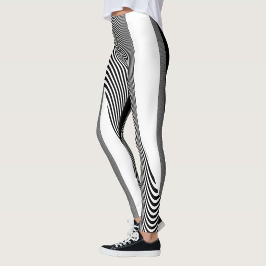 Zwart en wit ontwerp voor kunst, Leggings (Links)