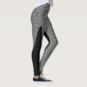 Zwart en wit ontwerp voor kunst, Leggings (Rechts)