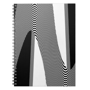 Zwart en wit ontwerp voor kunst, Notitieboek