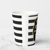 Zwart en wit papieren bekers (Rechts)