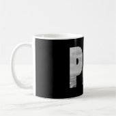Zwart en Wit Parijs Koffiemok (Links)