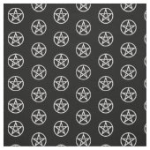 Zwart en wit Pentacle Altar Materiaal Stof (Swatch)