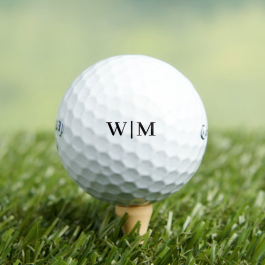 Zwart en wit personaliseren golfballen (Insitu Shirt)