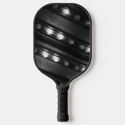 Zwart en wit pickleball paddle (Voorkant)