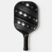 Zwart en wit pickleball paddle (Achterkant)