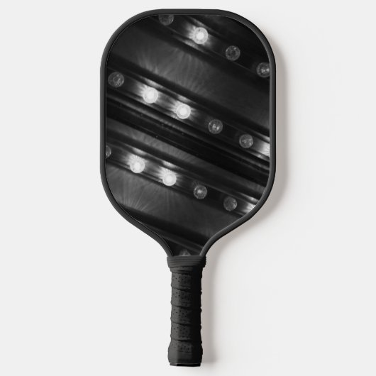 Zwart en wit pickleball paddle (Achterkant)