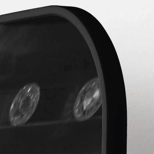 Zwart en wit pickleball paddle (Links Detail)