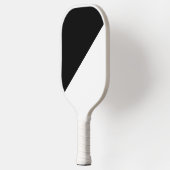 Zwart en wit pickleball paddle (Links)