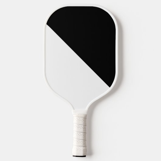Zwart en wit pickleball paddle (Achterkant)