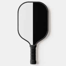 Zwart en wit pickleball paddle