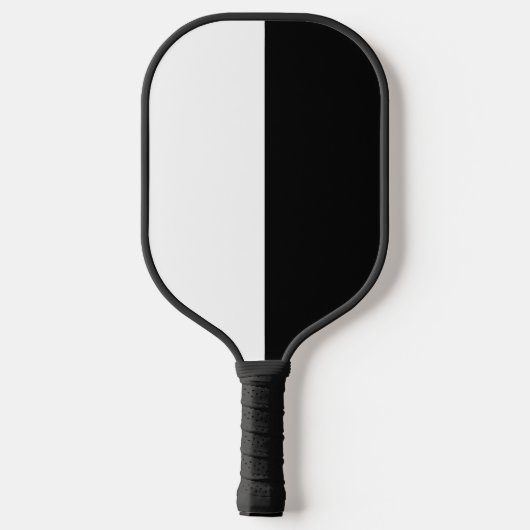 Zwart en wit pickleball paddle (Achterkant)