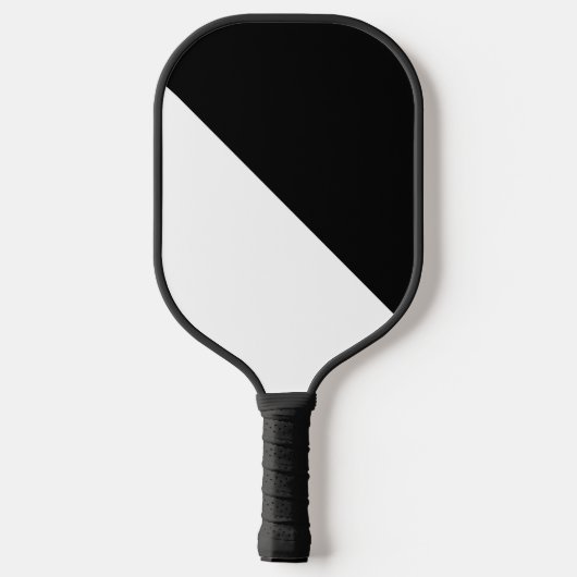 Zwart en wit pickleball paddle (Achterkant)