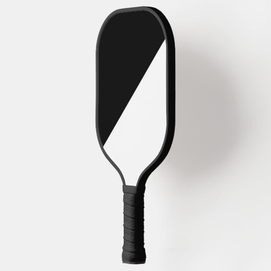 Zwart en wit pickleball paddle (Links)