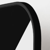 Zwart en wit pickleball paddle (Links Detail)