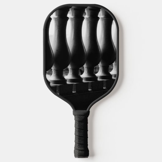 Zwart en wit pickleball paddle (Voorkant)
