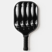 Zwart en wit pickleball paddle (Achterkant)