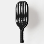 Zwart en wit pickleball paddle (Links)